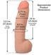 Фалоімітатор Doc Johnson The Realistic Cock ULTRASKYN - 12 Inch Hung with Balls Vanilla
