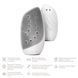 Очищувальна щітка для обличчя GESKE Sonic Thermo Facial Brush&Face-Lifter 8в1 white