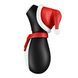 Вакуумний кліторальний стимулятор Satisfyer Penguin Holiday Edition, у шапочці та шарфі
