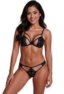 Комплект Passion ANUVERA SET black S
