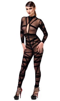 Комбінезон Noir Handmade F357 Bondesque Catsuit XXL