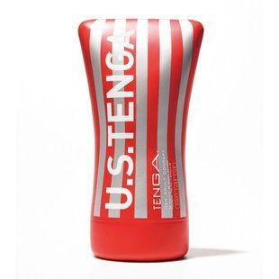 Мастурбатор Tenga US Soft Tube Cup (м&rsquo;яка подушечка велика), стискальний, суперпотужне всмоктування
