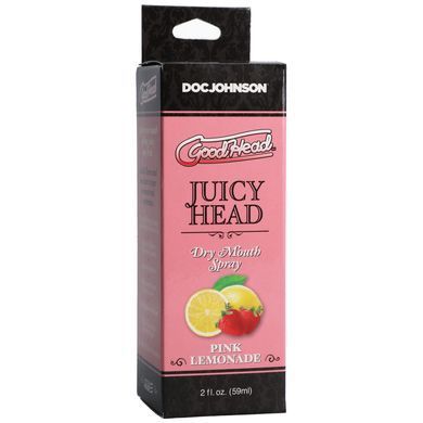 Увлажняющий оральный спрей Doc Johnson GoodHead &ndash; Juicy Head Dry Mouth Spray &ndash; Pink Lemonade 59мл