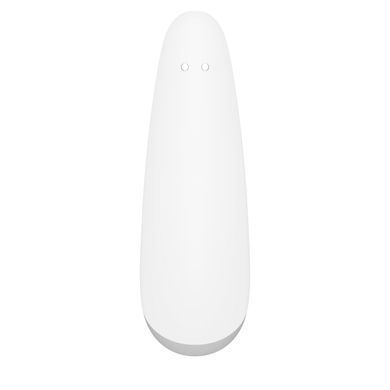Вакуумный клиторальный стимулятор Satisfyer Curvy 2+ White с управлением через интернет
