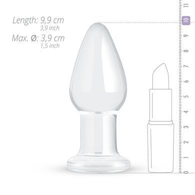 Стеклянная анальная пробка Gildo Glass Buttplug No. 24