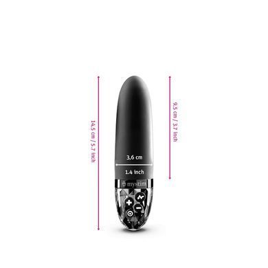 Вібратор з електростимуляцією Mystim Sleak Freak Black Edition