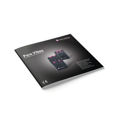 Електростимулятор Mystim Pure Vibes, 2 канали, 3 програми, механічні перемикачі
