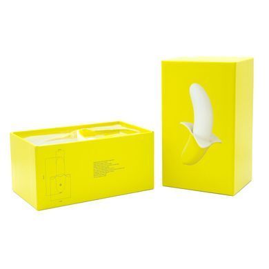 Вибратор Banana Bliss Mini Silicone Vibrator, 10 режимов вибрации, водонепроницаемый