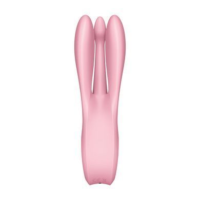 Клиторальный вибратор Satisfyer Threesome 1 Pink с тремя гибкими пальчиками