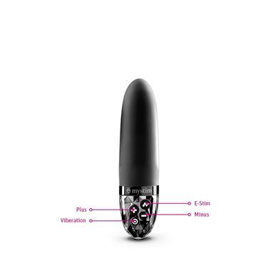 Вібратор з електростимуляцією Mystim Sleak Freak Black Edition