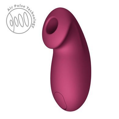 Вакуумный стимулятор Fun Factory Desire Wine Red, 11 режимов работы, перезаряжаемый