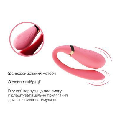 Смартвибратор для пар Zalo &mdash; Fanfan Rouge Pink