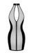 Платье Noir Handmade F370 Luxuria Crystal Sheer Mini Dress L