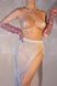 Пестис-сердечка з пензликами та чокером JSY Nipple Sticker AC8016 Gold
