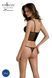 Комплект Passion KERRIA SET black, L/XL, сетка+кружево, бюстье и стринги