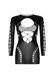 (SALE) Leg Avenue Long sleeve cut out mini dress Black O/S