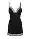 Сорочка та трусики Obsessive Bella Rou chemise & thong M/L