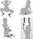 БДСМ-набор LOCKINK YEAHWOW Door Swing & Leg Spreader Bondage set