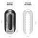 Мастурбатор Tenga Flip Zero Black, изменяемая интенсивность стимуляции, раскладной