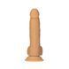 Фаллоимитатор ADDICTION Dual Density Silicone Dildo Caramel 8&Prime;, присоска, диаметр 4,3 см, вибропуля