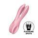 Клиторальный вибратор Satisfyer Threesome 1 Pink с тремя гибкими пальчиками