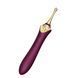 Мультифункциональный вибратор Zalo &mdash; Bess 2 Velvet Purple, 4 насадки, подогрев