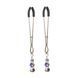 Зажимы для сосков Art of Sex - Nipple Clamps Lovely Blue