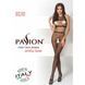 Бодистокинг Passion BS048 black, комбинезон, имитация колгот и открытого топа