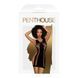 Мини-платье с сюрреалистическим узором Penthouse - Juicy Poison Black XL