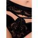 Комплект білизни Passion Exclusive TONYA SET XXL/XXXL, black, трусики, ліф, пояс для панчох