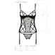 Корсет с подвязками, стринги Passion LOVELIA CORSET S/M, black