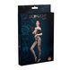 Бодістокінг з доступом Moonlight Model 10 XS-L Black, імітація шнурівки, квітковий декор, відкриті п