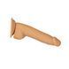 Фаллоимитатор ADDICTION Dual Density Silicone Dildo Caramel 8&Prime;, присоска, диаметр 4,3 см, вибропуля