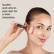 Ролер-масажер для обличчя та тіла з рожевим кварцом GESKE SmartAppGuided Rose Quartz Face & Body Roller 5in1 gray