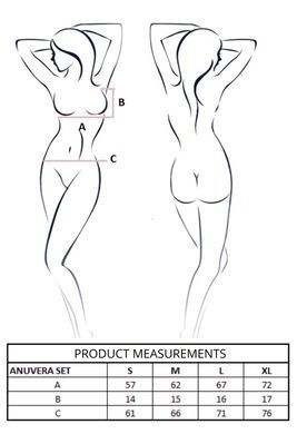 Комплект Passion ANUVERA SET black XL