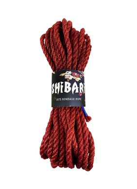 Джутовая веревка для Шибари Feral Feelings Shibari Rope, 8 м красная