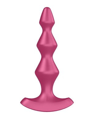 Анальный стимулятор-бусины с двумя моторами Satisfyer Lolli-Plug 1 (Berry)