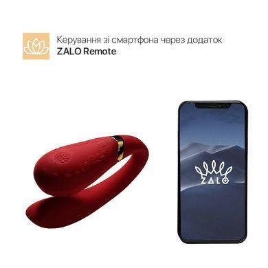 Смартвібратор для пар Zalo &mdash; Fanfan Bright Red
