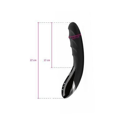 Вібратор з електростимуляцією Mystim Sizzling Simon eStim Black, міостімулятор