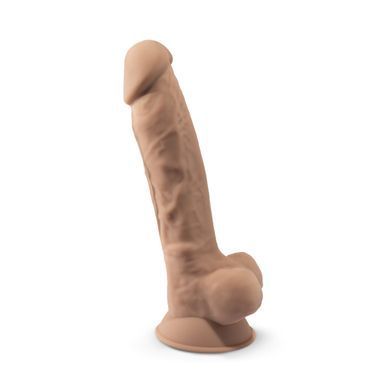 Фалоімітатор SilexD Johnny Flesh (MODEL 1 size 7in), двошаровий, силікон +Silexpan, діаметр 3,8см