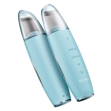 Мікрострумовий скрабер для шкіри та усунення чорних точок GESKE MicroCurrent Skin Scrubber&Blackhead Remover 9в1 turquoise