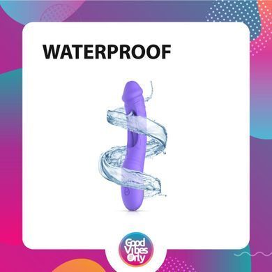 Вибратор Good Vibes Only - Flax Vibrating Dildo with G-Spot Stimulator