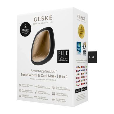 Ультразвукова маска тепло та холод GESKE Sonic Warm&Cool Mask 9в1 gray
