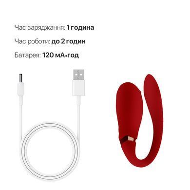Смартвібратор для пар Zalo &mdash; Fanfan Bright Red