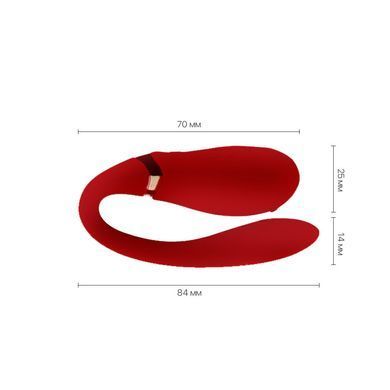 Смартвібратор для пар Zalo &mdash; Fanfan Bright Red