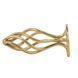 Анальная пробка LOCKINK SEVANDA Hollow Spiral Golden Metal Anal Plug - L size