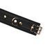 Наручники з ланцюжком Liebe Seele Black Organosilicon Wrist Cuff, екошкіра