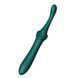 Мультифункциональный вибратор Zalo &mdash; Bess 2 Turquoise Green, 4 насадки, подогрев