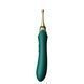 Мультифункциональный вибратор Zalo &mdash; Bess 2 Turquoise Green, 4 насадки, подогрев