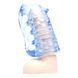 Мастурбатор Fleshlight Fleshskins Grip Blue Ice, надежная фиксация на руке, отлично для пар и минета